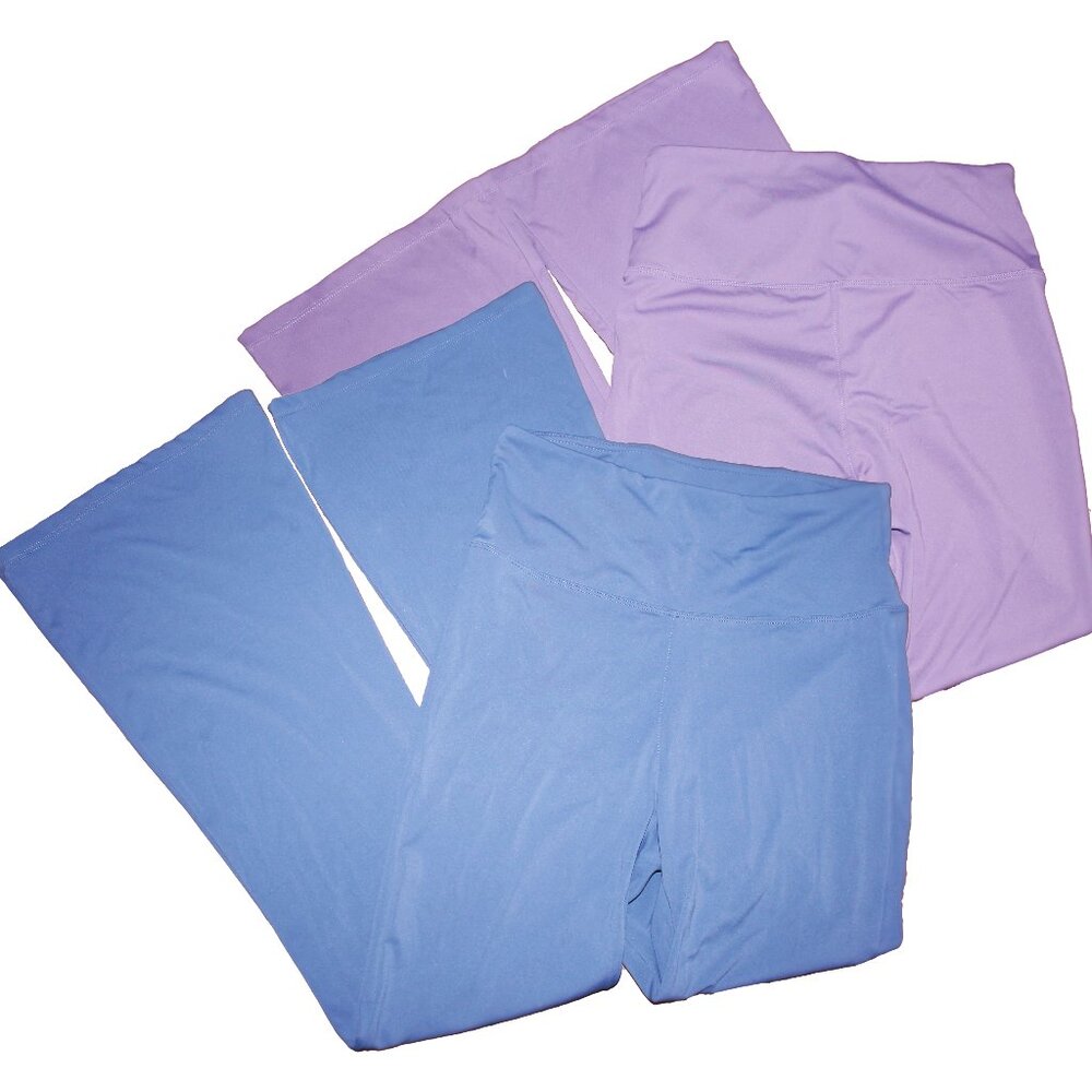 Lot Ododos High Waisted Bootcut Flared Yoga Leggings Pants Medium